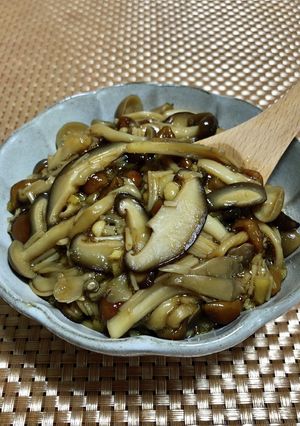 ごはんのお供！きのこのしぐれ煮-レシピのメイン写真