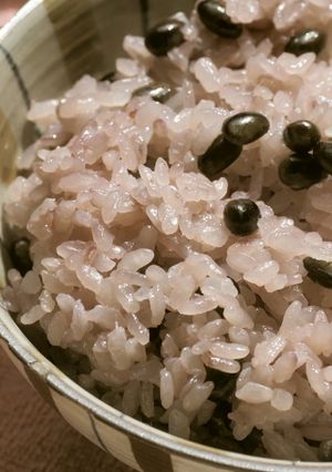 簡単黒まめご飯-レシピのメイン写真