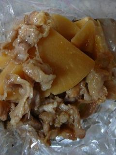 タケノコと豚肉の煮物-レシピのメイン写真
