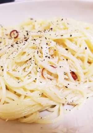 帆立ペペロンチーノ-レシピのメイン写真