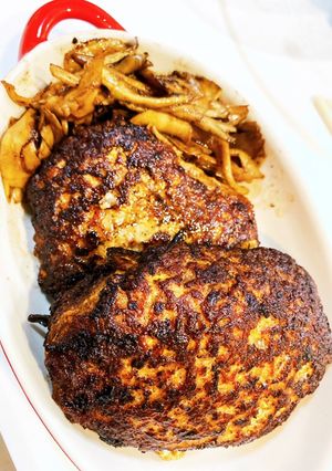 ケトジェニック用つなぎ無し豆腐ハンバーグ-レシピのメイン写真