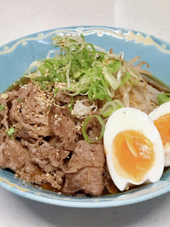 サッポロ一番で♡冷やし焼き肉ラーメン-レシピのメイン写真