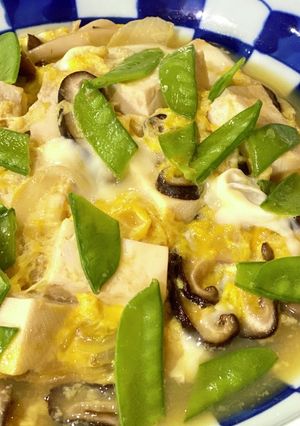 豆腐ときのこの卵とじ-レシピのメイン写真