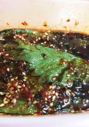 青しその醤油漬け(韓国風)-レシピのメイン写真