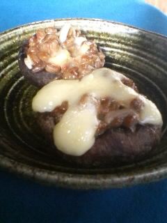 椎茸の香味納豆焼き-レシピのメイン写真