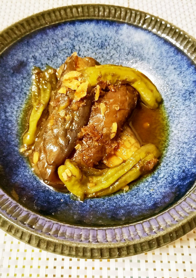 なすとししとうのおかか炒め煮-レシピのメイン写真
