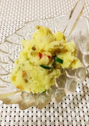 マヨネーズなし！ピリ辛ポテトサラダ-レシピのメイン写真