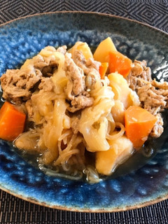 圧力鍋で、簡単絶品無水肉じゃが♡-レシピのメイン写真