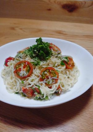 トマトとシラスの冷やしラーメン-レシピのメイン写真