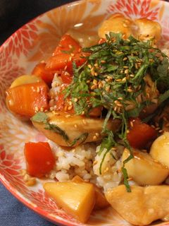 和風野菜ミックスで☆鶏むね肉の照り焼き丼-レシピのメイン写真