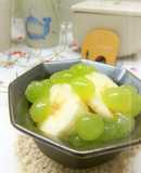 お手軽冷菓＊バナナのデラウエア和え