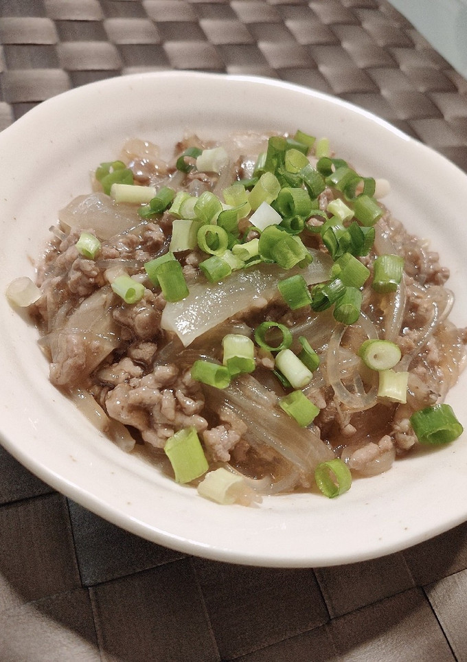 ひき肉と舞茸の春雨煮込み-レシピのメイン写真