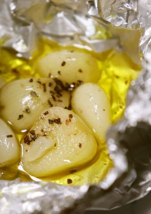 簡単！にんにくのホイル焼き-レシピのメイン写真