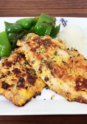 あじのバジル&バターロールパン粉焼き-レシピのメイン写真
