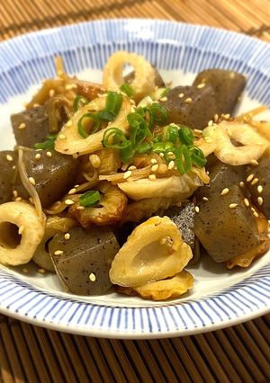 こんにゃく&竹輪&えのきの甘辛煮-レシピのメイン写真
