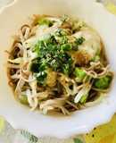 さっぱり☆オクラとろろのぶっかけ蕎麦