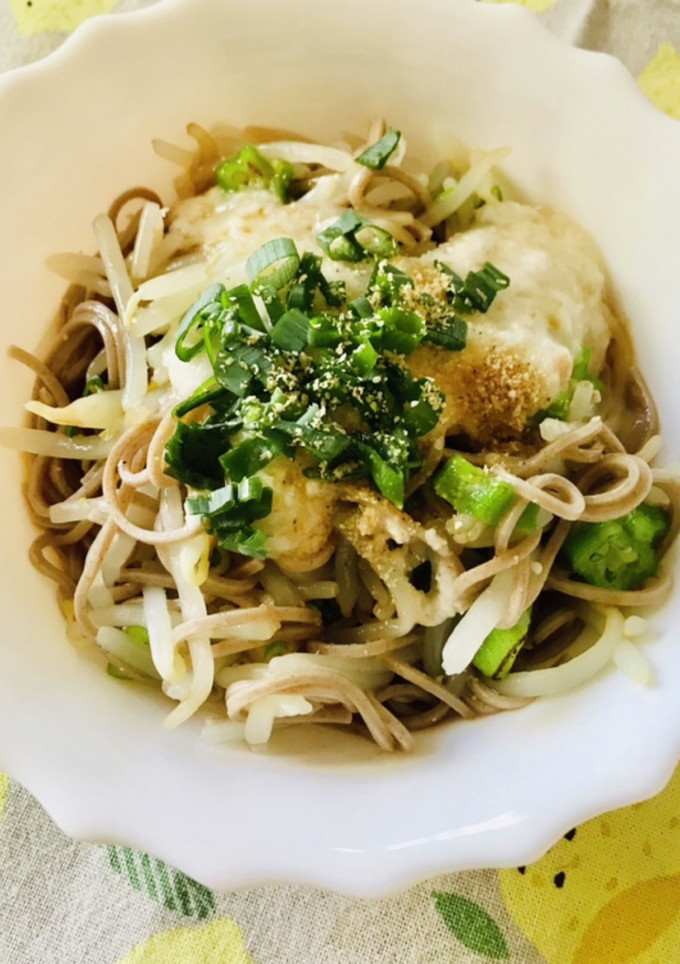 さっぱり☆オクラとろろのぶっかけ蕎麦-レシピのメイン写真