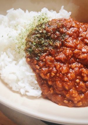 作り置きミートソースからのキーマカレー♪-レシピのメイン写真