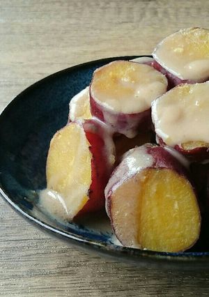 さつまいものアーモンドミルク煮♡-レシピのメイン写真