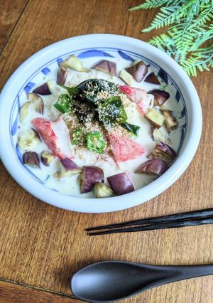 真夏野菜のクリーミー冷し塩ラーメン-レシピのメイン写真