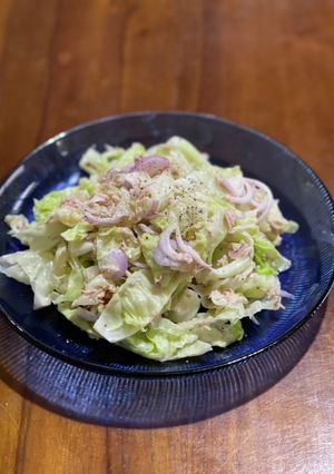 キャベツとツナのマヨネーズサラダ♪-レシピのメイン写真