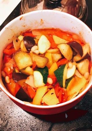夏野菜とひよこ豆のラタトゥユ-レシピのメイン写真
