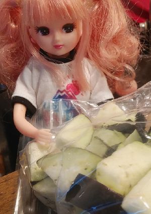 リカちゃん♡茄子の浅漬け(液体タイプ)-レシピのメイン写真