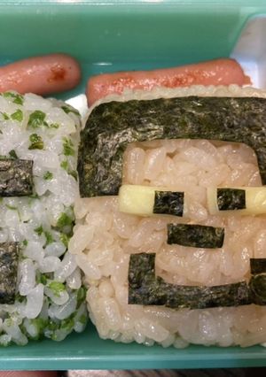 82キャラ弁　マイクラ-レシピのメイン写真
