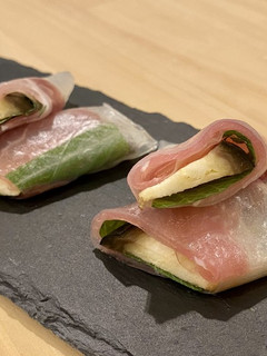 フルーツ水なす(漬物)の生春巻き-レシピのメイン写真