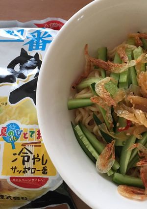 桜えび香る冷やしラーメン-レシピのメイン写真