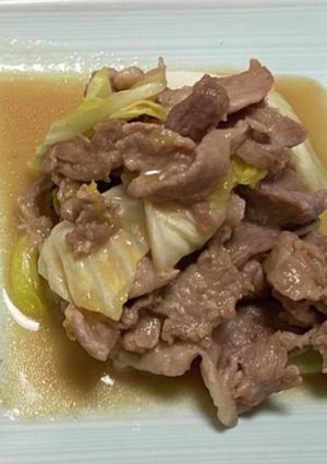 [時短]豚とキャベツのガリバター味噌炒め-レシピのメイン写真