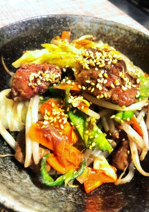 簡単！鳥レバー炒め-レシピのメイン写真