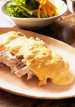 鶏むね肉の人参オーロラソース-レシピのメイン写真
