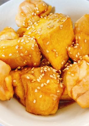 鶏肉と厚揚げの照り焼き-レシピのメイン写真