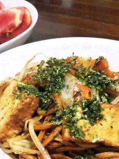 タップリもやしと厚揚げ入り 焼きそば-レシピのメイン写真