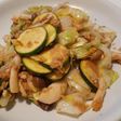 和風アンチョビキャベツ!ズッキーニツナ炒
