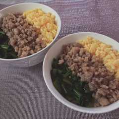 三食丼-レシピのメイン写真