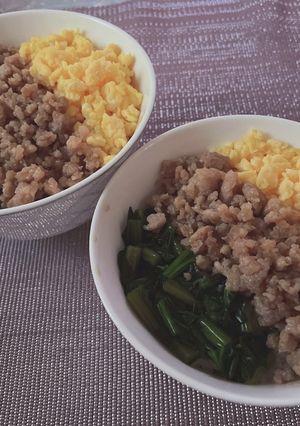 三食丼-レシピのメイン写真