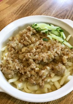 ジャージャーうどん-レシピのメイン写真