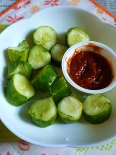 きゅうりの塩もみ+カクテルソース-レシピのメイン写真