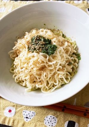 冷たいパクチー風味塩ラーメン-レシピのメイン写真