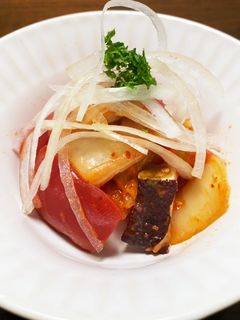 タコとトマトのキムチ和え-レシピのメイン写真