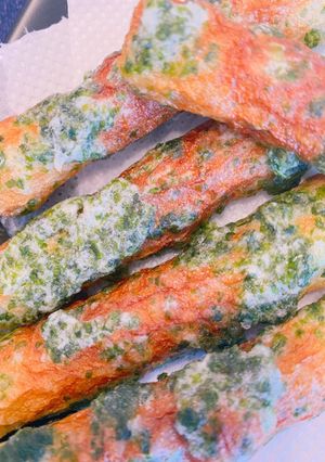 簡単◎揚げない◎ちくわの磯辺揚げ-レシピのメイン写真