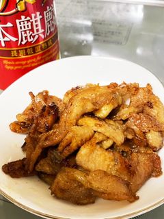 簡単 おつまみ✨鶏皮にんにく醤油炒め-レシピのメイン写真