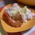 帆立と海老のレモン寿司