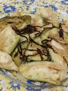 水茄子の塩昆布和え-レシピのメイン写真