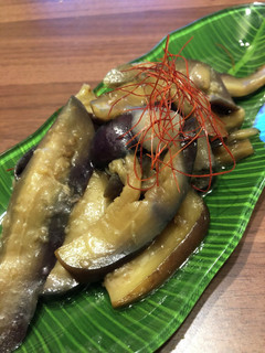 トロトロ茄子のレンチン生姜酢醤油和え-レシピのメイン写真