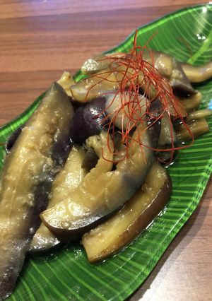 トロトロ茄子のレンチン生姜酢醤油和え-レシピのメイン写真
