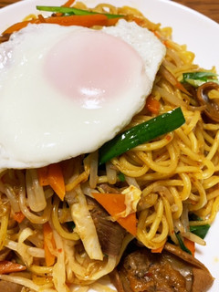 辛うまっ!!!スタミナもつ焼きそば-レシピのメイン写真