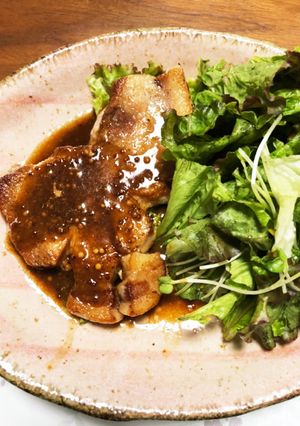 ポークソテー　ハニレモマスタードソース-レシピのメイン写真